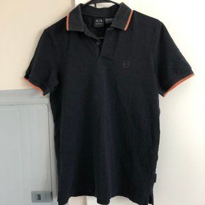 Armani Exchange Black Polo